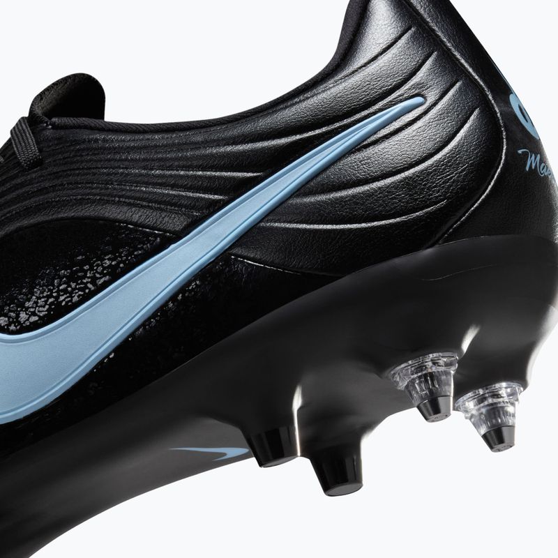 Men's football boots Nike Tiempo Maestro Acad SG-Pro AC black/ice blue 15