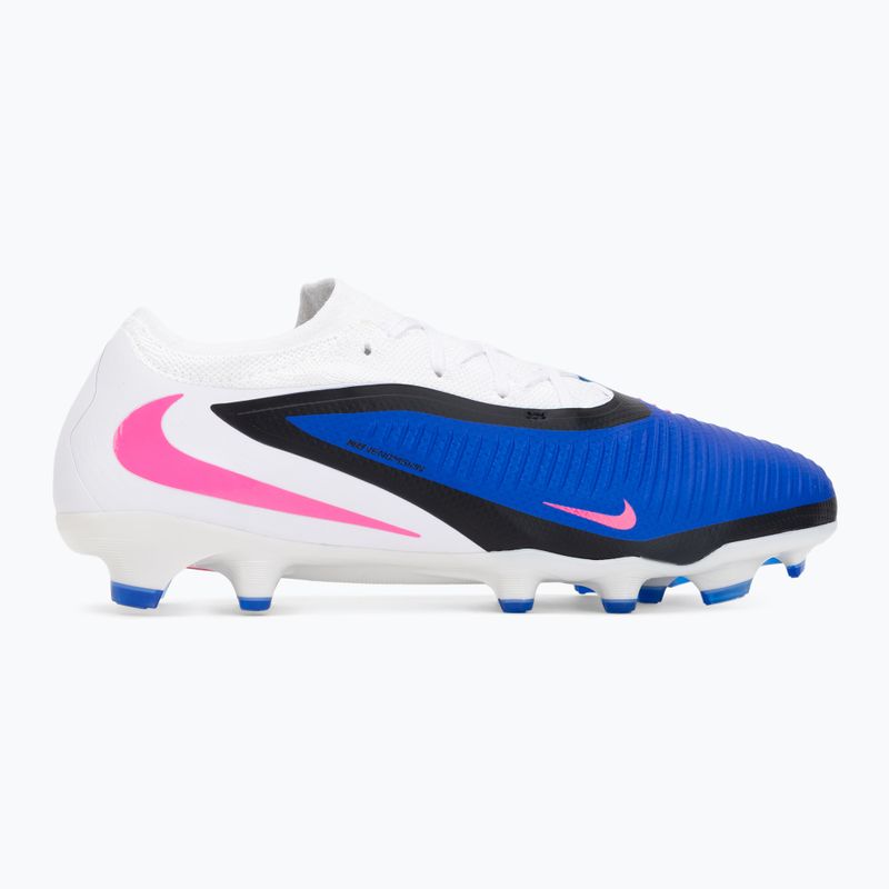Men's football boots Nike Phantom 6 Low Pro FG racer blue/white/pink blast 2