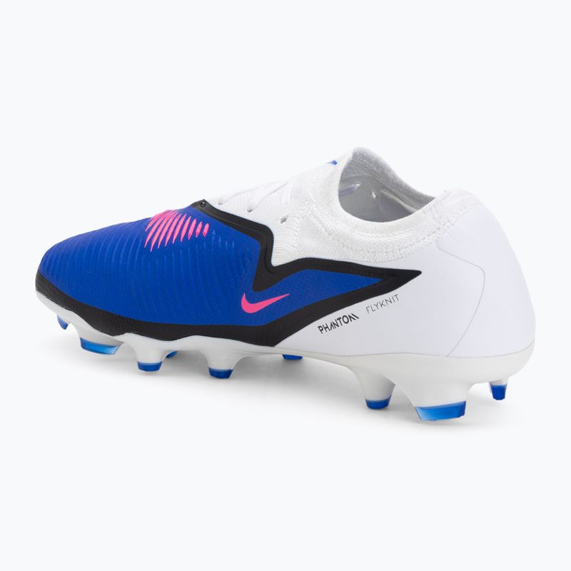 Men's football boots Nike Phantom 6 Low Pro FG racer blue/white/pink blast 3