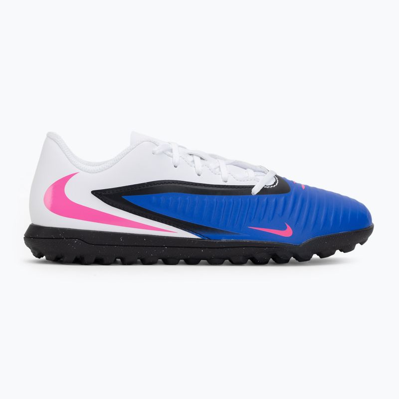 Men's football boots Nike Phantom 6 Low Club TF racer blue/white/pink blast 2