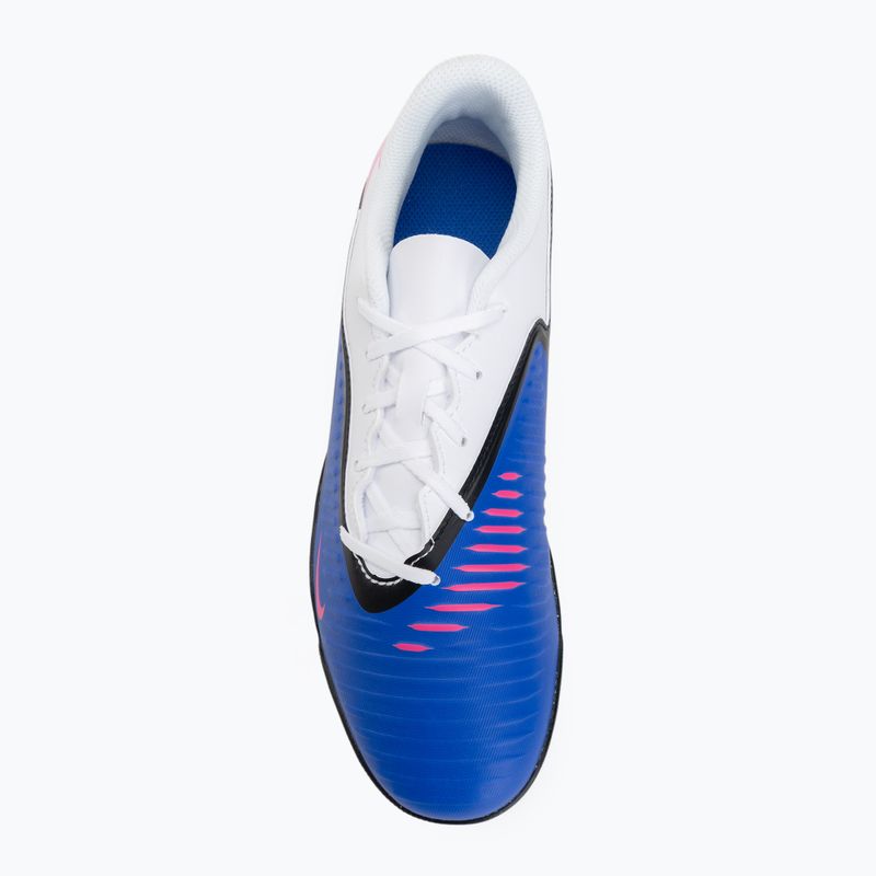 Men's football boots Nike Phantom 6 Low Club TF racer blue/white/pink blast 5