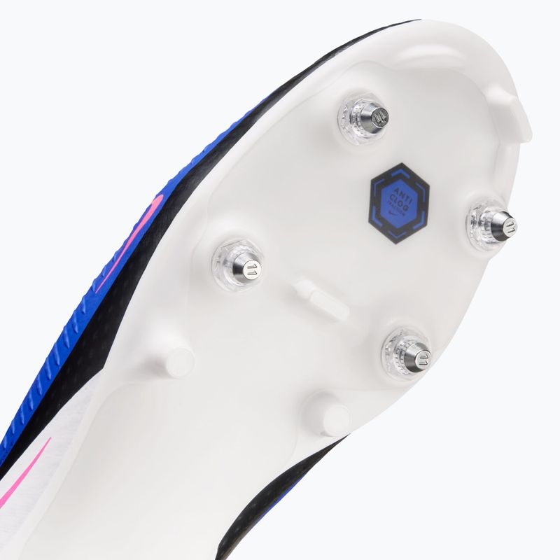 Men's football boots Nike Phantom 6 Low Academy SG racer blue/white/pink blast 10