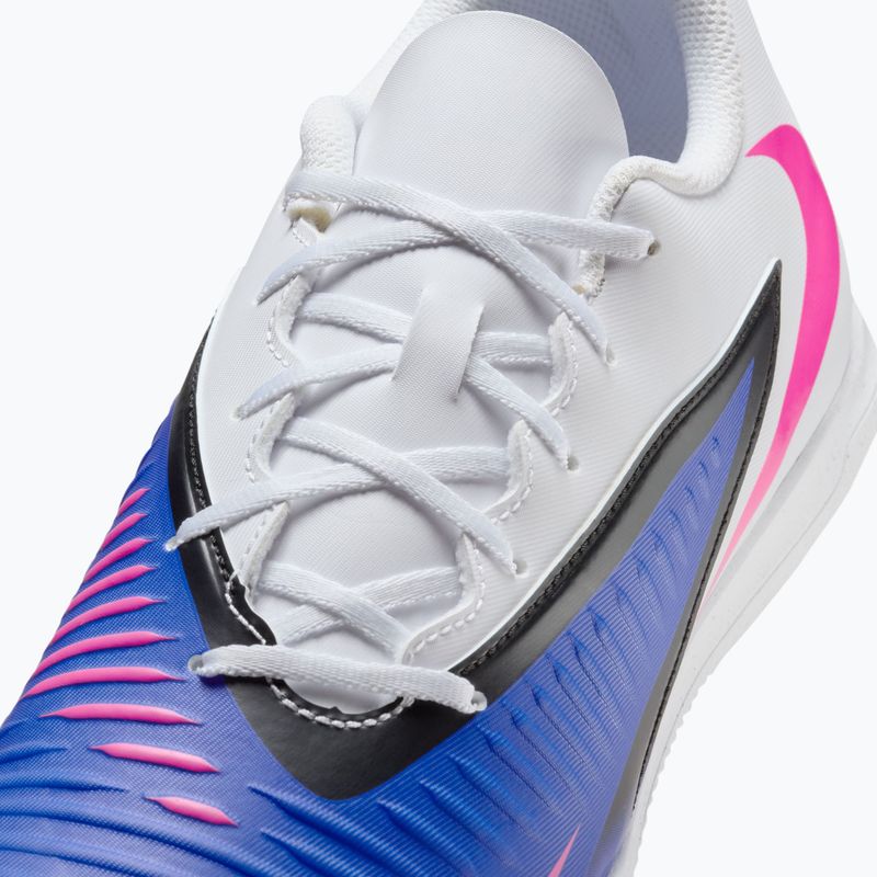 Men's football boots Nike Phantom 6 Low Club IC racer blue/white/pink blast 8