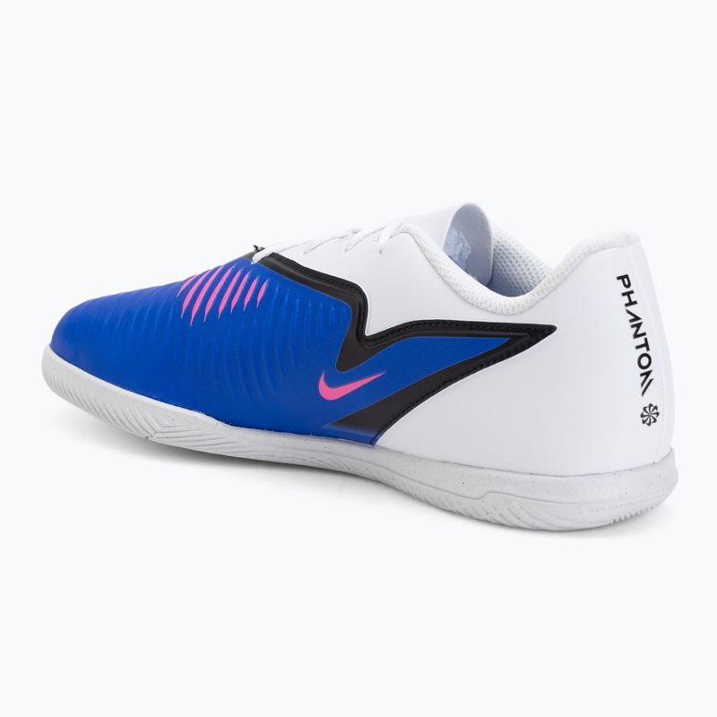 Men's football boots Nike Phantom 6 Low Club IC racer blue/white/pink blast 3