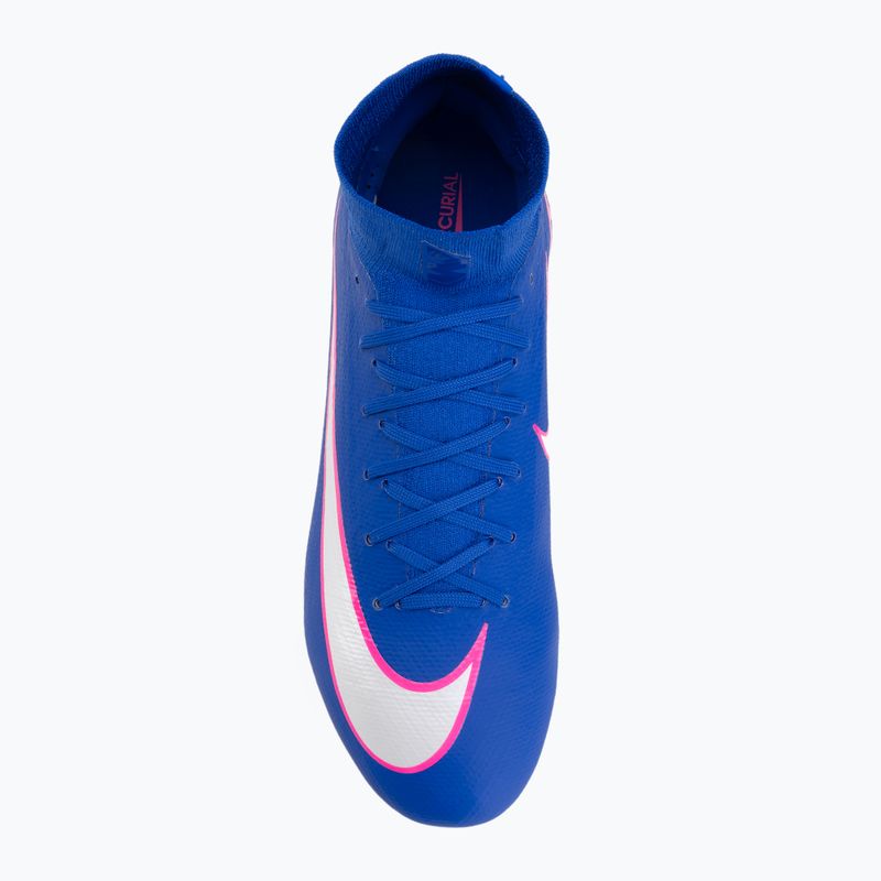 Men's football boots Nike Mercurial Superfly 10 Pro FG race blue/white 5