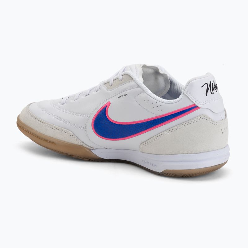 Men's football boots Nike Streetgato white/pink blast/racer blue 3