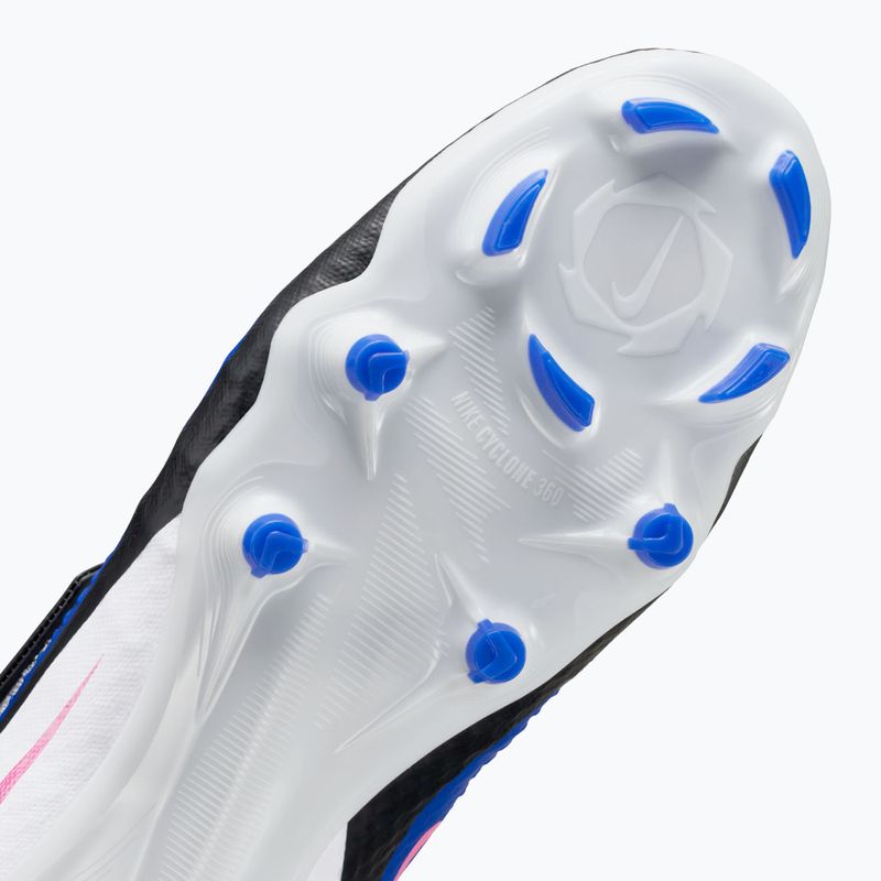 Men's football boots Nike Phantom 6 Low Academy EasyOn FG/MG racer blue/white/pink blast 10