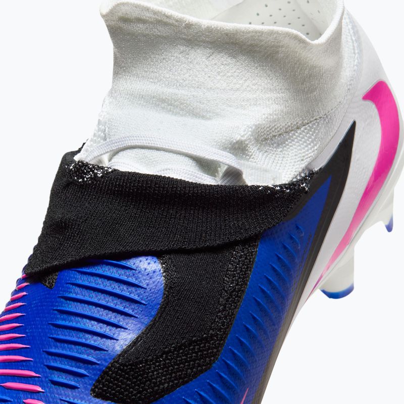 Men's football boots Nike Phantom 6 High Pro FG racer blue/white/pink blast 9