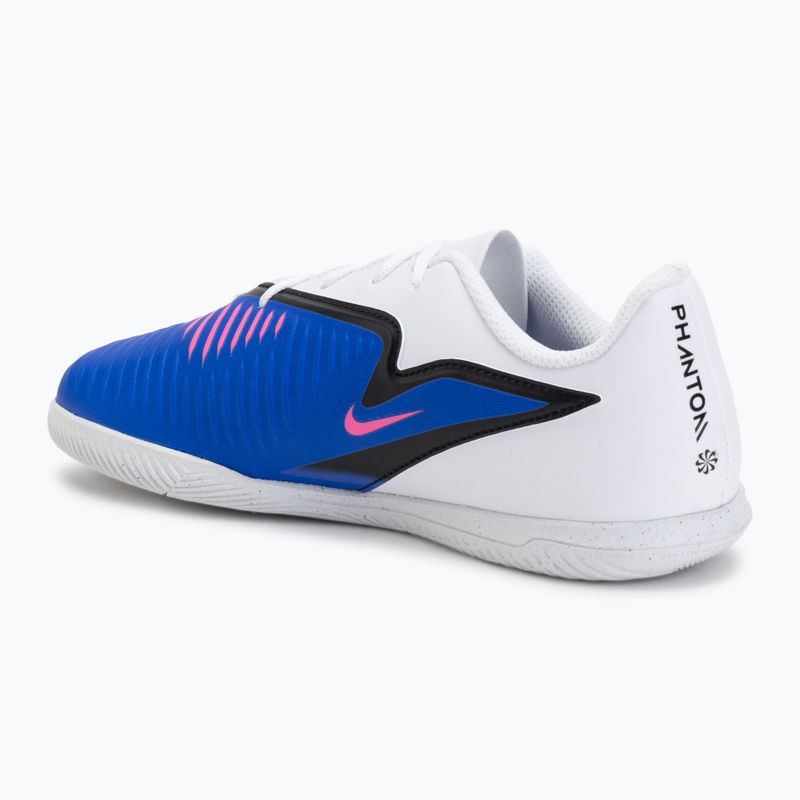 Kidsʼ football boots Nike Jr. Phantom 6 Low Club IN Racer Blue/White/Pink Blast 3