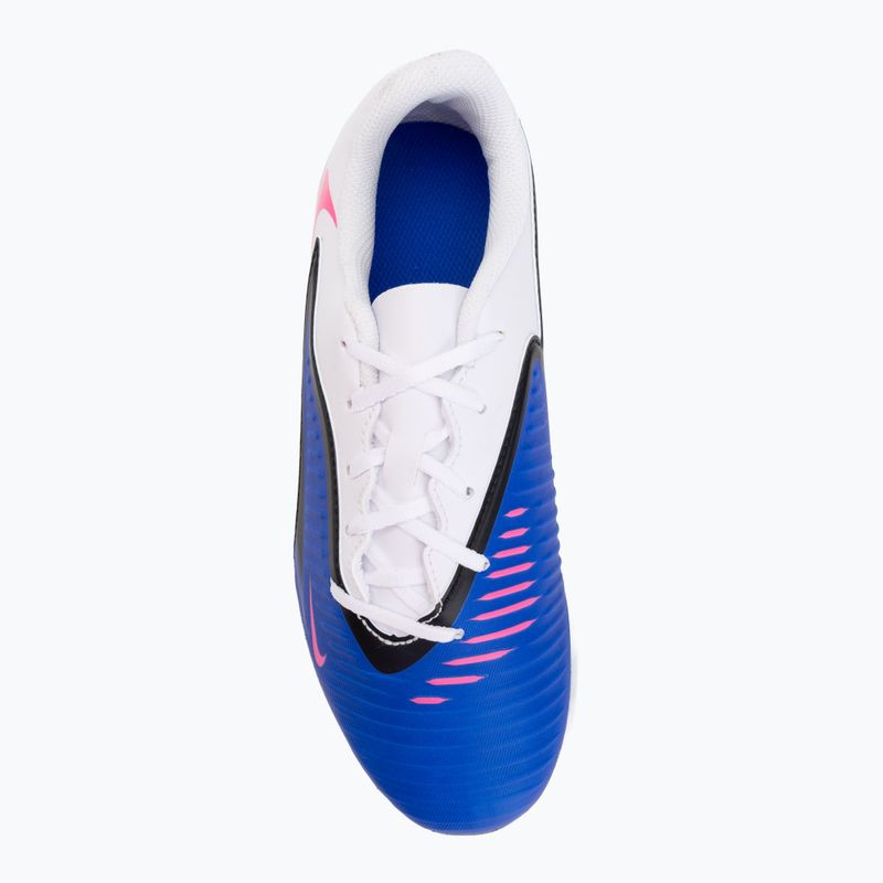 Kidsʼ football boots Nike Jr. Phantom 6 Low Club IN Racer Blue/White/Pink Blast 5