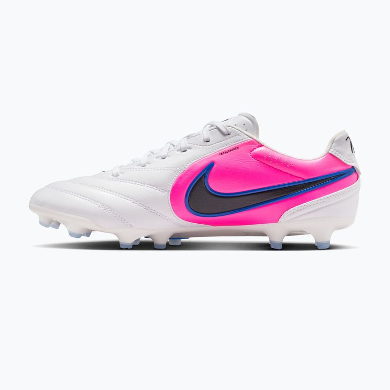 Men's football boots Nike Tiempo Ligera Pro FG white/racer blue/pink blast/black 9