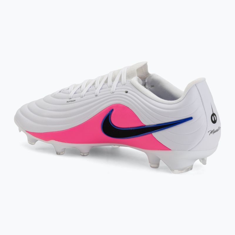 Men's football boots Nike Tiempo Maestro Academy FG/MG white/racer blue/pink blast/black 3