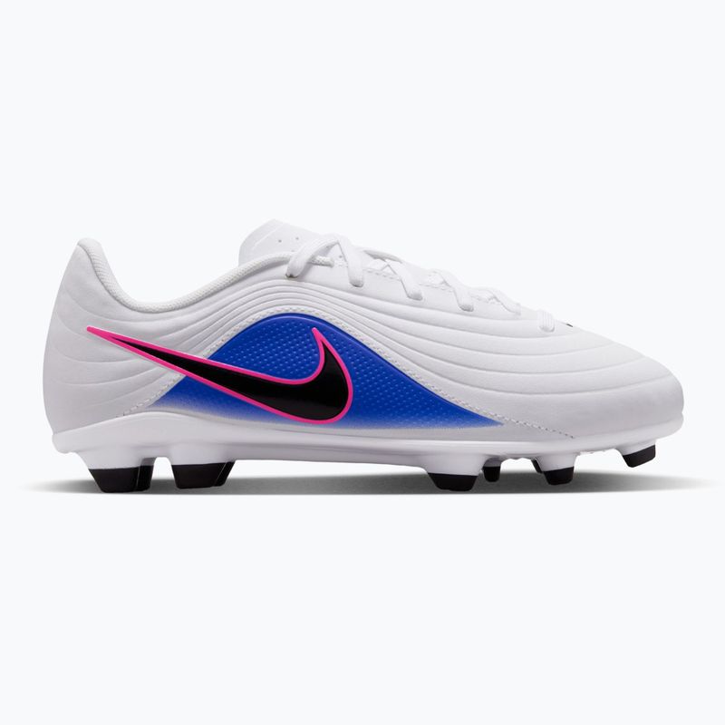 Children's football boots Nike Tiempo Maestro Club Jr FG/MG white/racer blue/pink blast/black 8