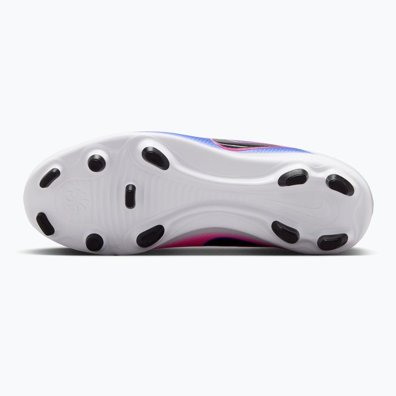 Children's football boots Nike Tiempo Maestro Club Jr FG/MG white/racer blue/pink blast/black 12