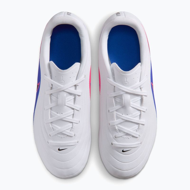Children's football boots Nike Tiempo Maestro Club Jr FG/MG white/racer blue/pink blast/black 13