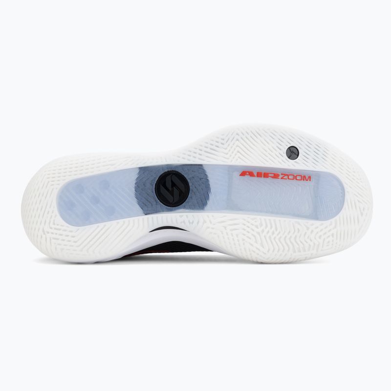 Men's basketball shoes Nike Jordan Luka 77 black/white/university red 4