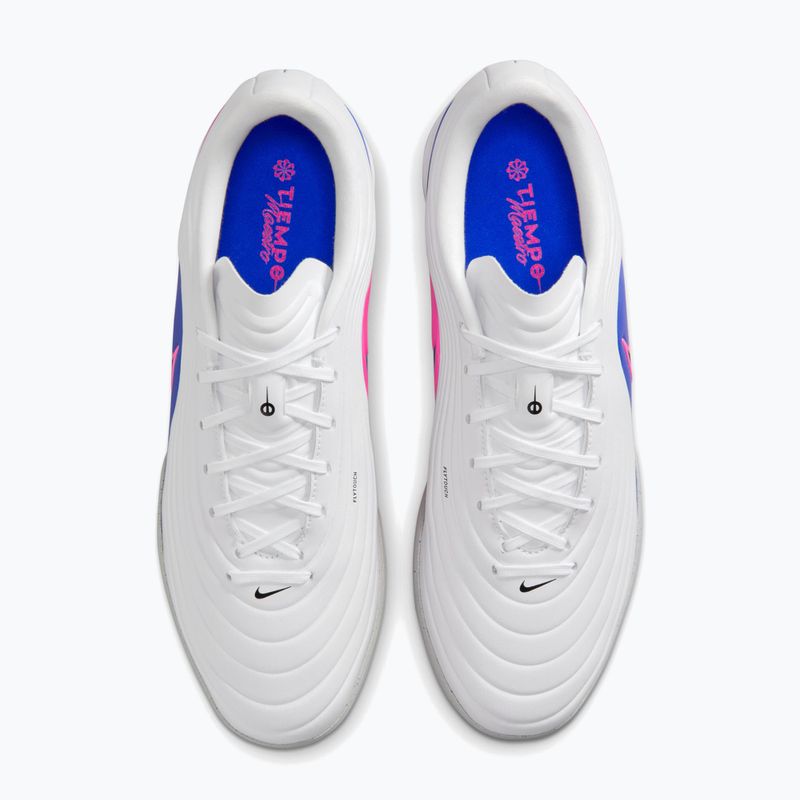 Men's football boots Nike Tiempo Maestro Academy TF white/racer blue/pink blast/black 12