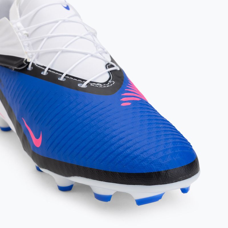 Men's football boots Nike Phantom 6 Low Academy EasyOn FG/MG racer blue/white/pink blast 7