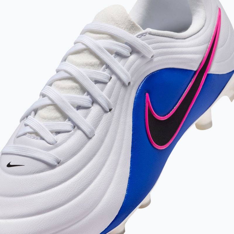 Children's football boots Nike Tiempo Maestro Academy Jr FG/MG white/racer blue/pink blast/black 8