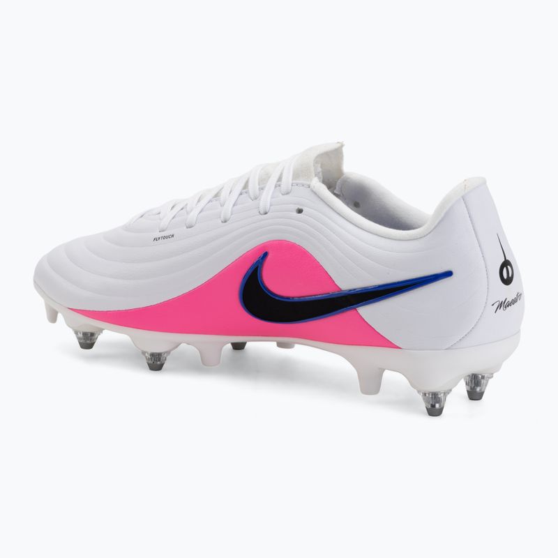 Men's football boots Nike Tiempo Maestro Acad SG-Pro AC white/racer blue/pink blast/black 3