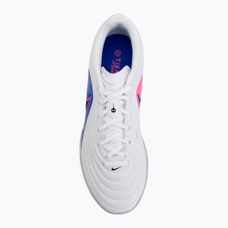 Men's football boots Nike Tiempo Maestro Academy TF white/racer blue/pink blast/black 5