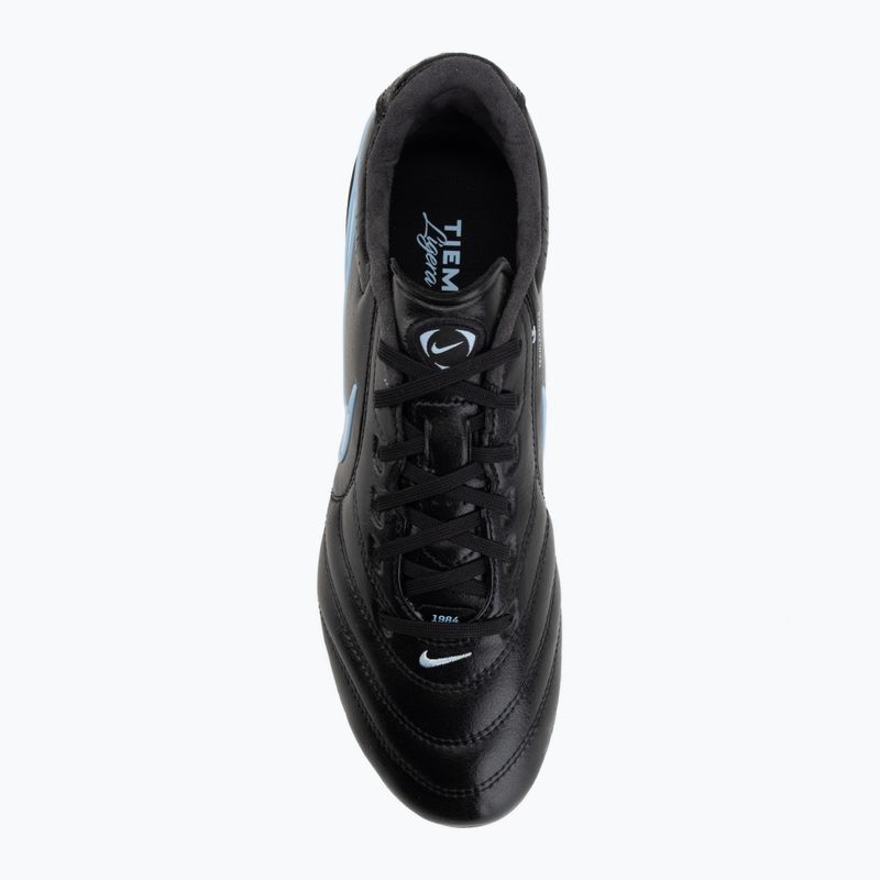 Men's football boots Nike Tiempo Ligera Pro FG black/ice blue/obsidian 5