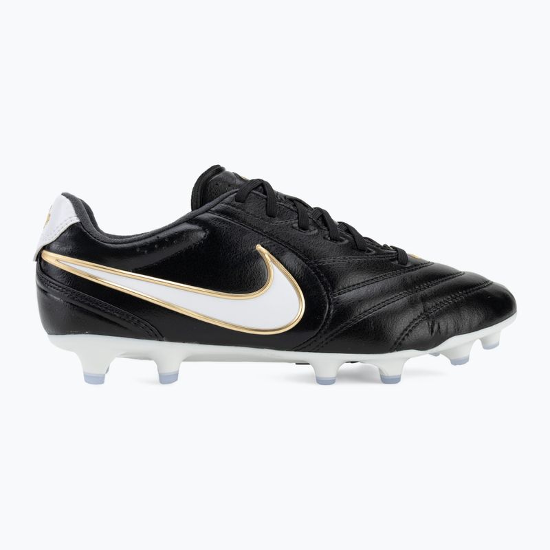 Men's football boots Nike Tiempo Ligera Pro FG black/white 2