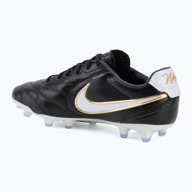 Men's football boots Nike Tiempo Ligera Pro FG black/white 3
