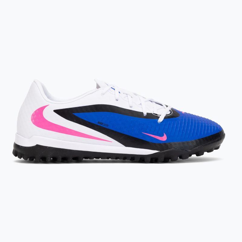 Men's football boots Nike Phantom 6 Low Academy TF racer blue/white/pink blast 2