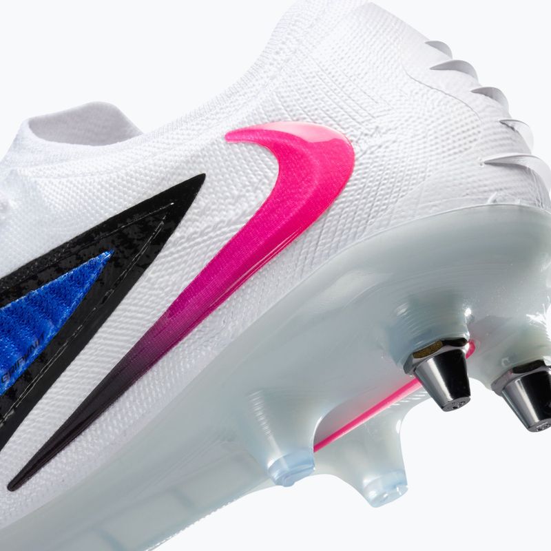 Men's football boots Nike Phantom 6 Low Elite SG-Pro racer blue/white/pink blast 10