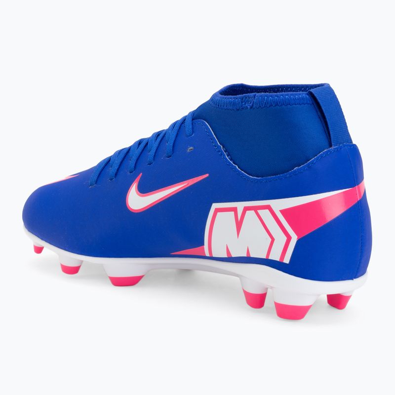 Children's football boots Nike Mercurial Superfly 10 Club FG/MG racer blue/white 3