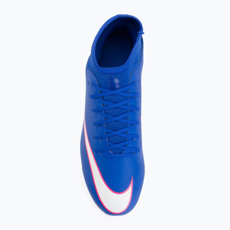 Men's football boots Nike Mercurial Superfly 10 Club TF racer blue/white 5