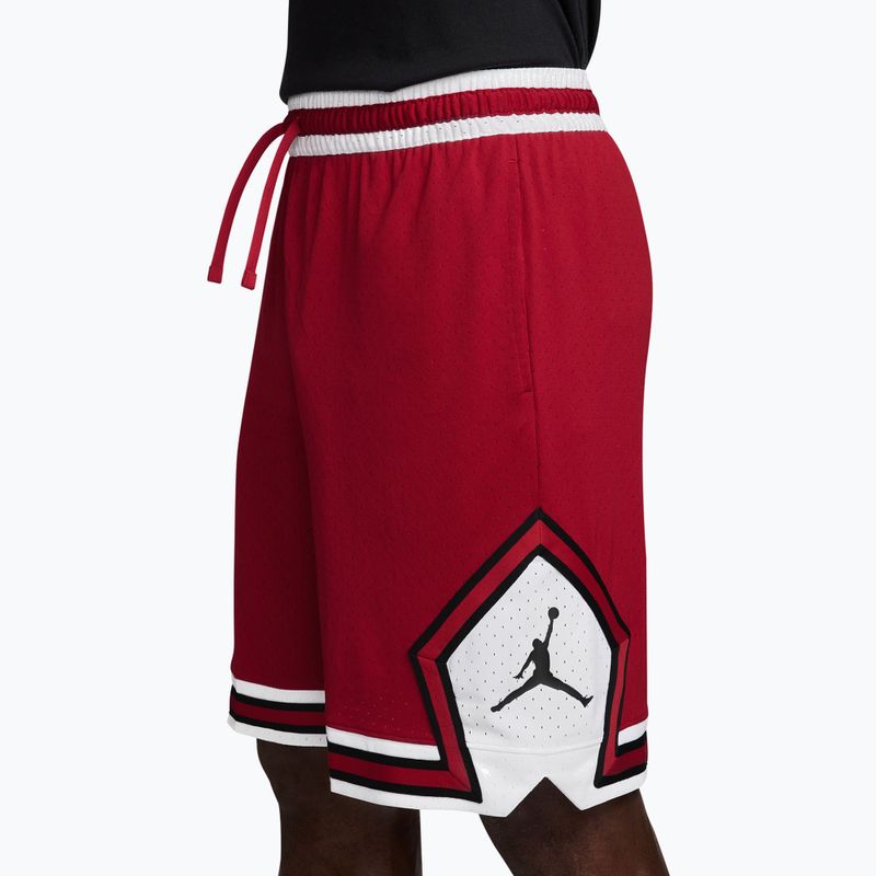 Men's basketball shorts  Jordan Sport Dri-FIT 9" Diamond gym red/white/gym red 3