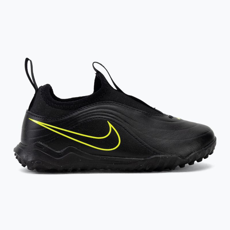 Children's football boots Nike Tiempo Maestro Flex Jr TF PS black/volt/black 2