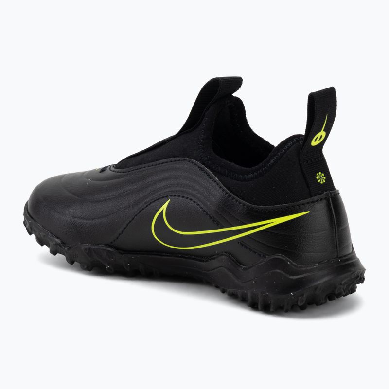 Children's football boots Nike Tiempo Maestro Flex Jr TF PS black/volt/black 3