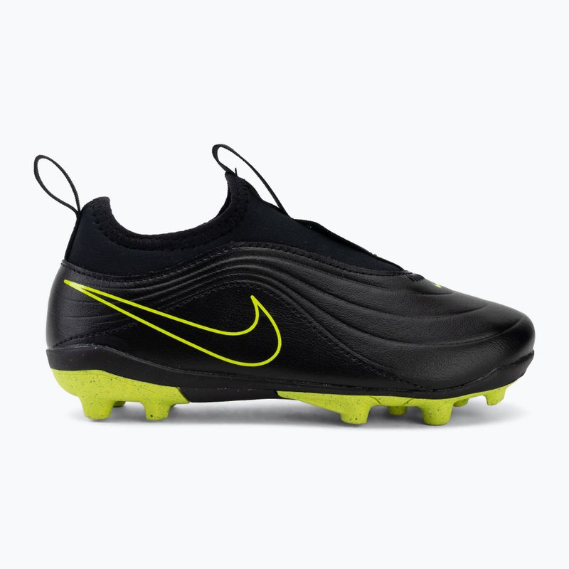 Children's football boots Nike Tiempo Maestro Flex Jr FG/MG PS black/volt/black 2