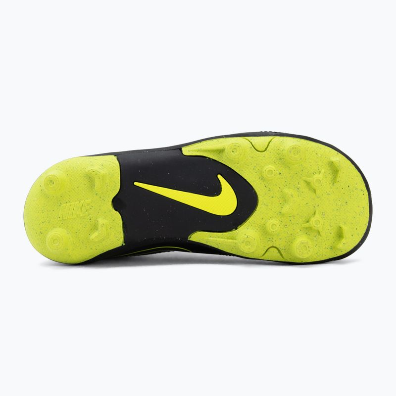 Children's football boots Nike Tiempo Maestro Flex Jr FG/MG PS black/volt/black 4