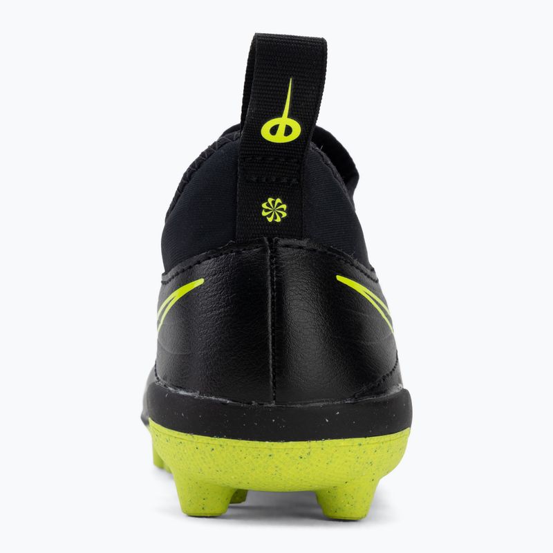 Children's football boots Nike Tiempo Maestro Flex Jr FG/MG PS black/volt/black 6