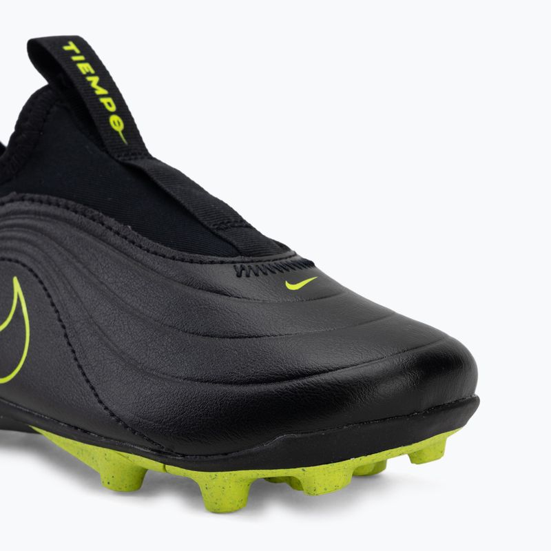 Children's football boots Nike Tiempo Maestro Flex Jr FG/MG PS black/volt/black 7