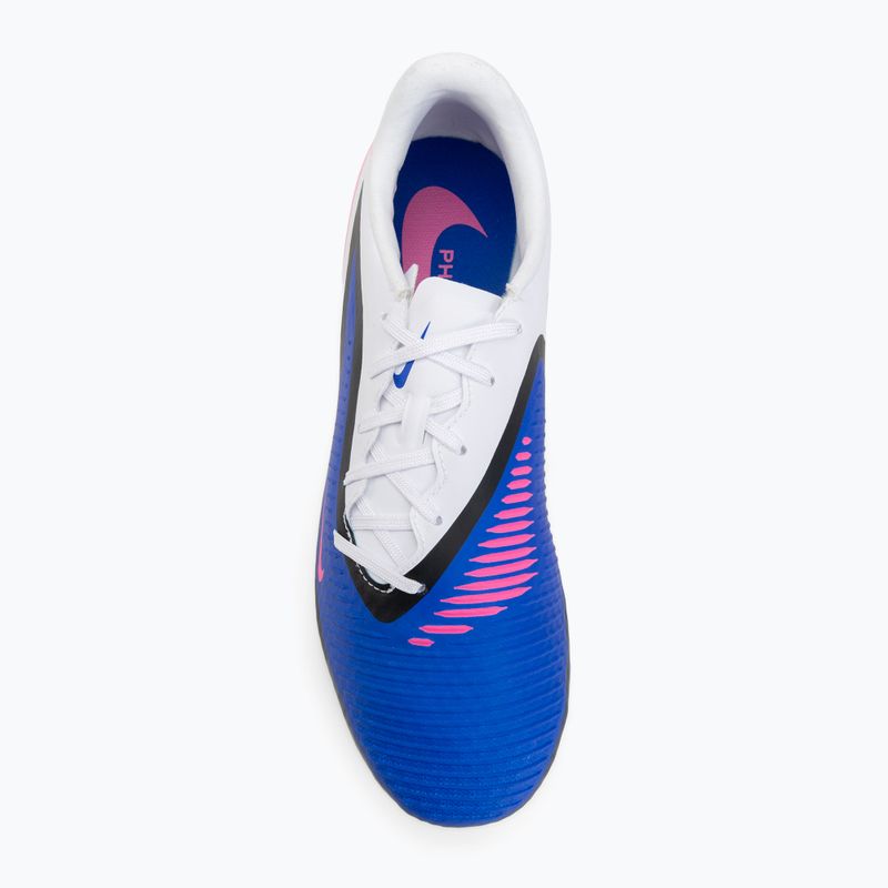 Men's football boots Nike Phantom 6 Low Academy AG racer blue/white/pink blast 5