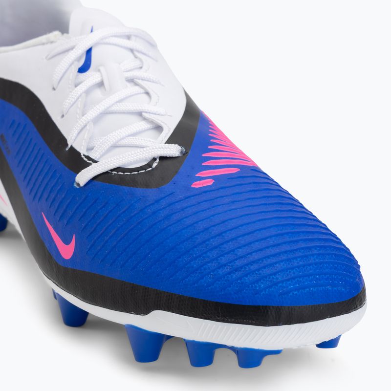 Men's football boots Nike Phantom 6 Low Academy AG racer blue/white/pink blast 7