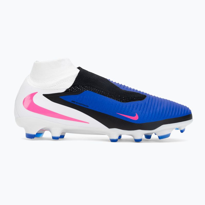 Men's football boots Nike Phantom 6 High Pro FG racer blue/white/pink blast 2