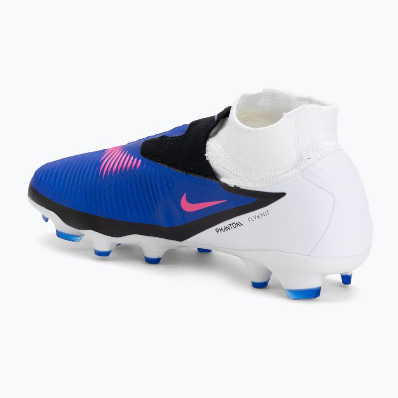 Men's football boots Nike Phantom 6 High Pro FG racer blue/white/pink blast 3