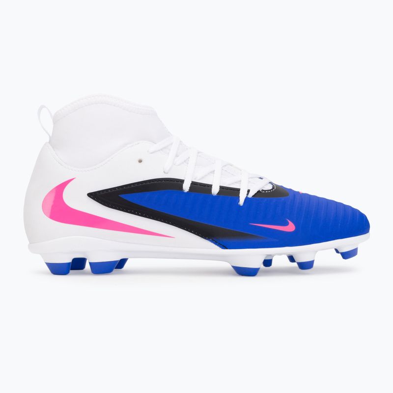 Men's football boots Nike Phantom 6 High Club FG/MG racer blue/white/pink blast 2