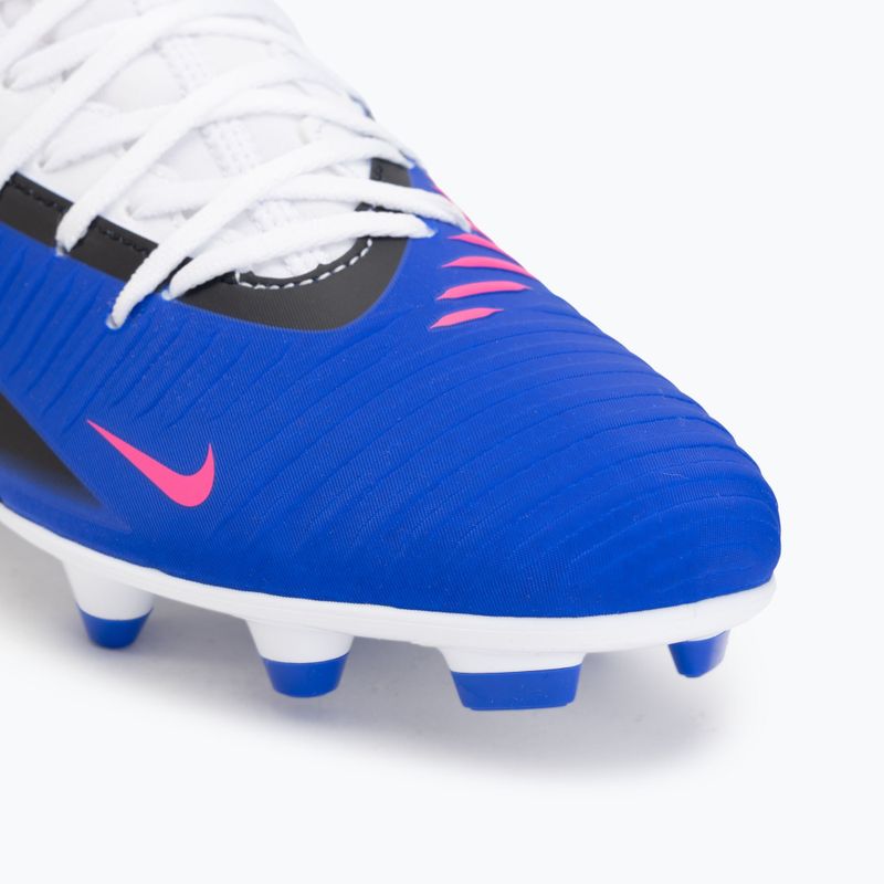 Men's football boots Nike Phantom 6 High Club FG/MG racer blue/white/pink blast 7