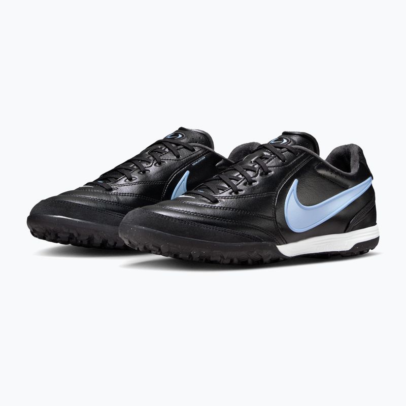 Men's football boots Nike Tiempo Ligera Pro TF black/ice blue/obsidian 10
