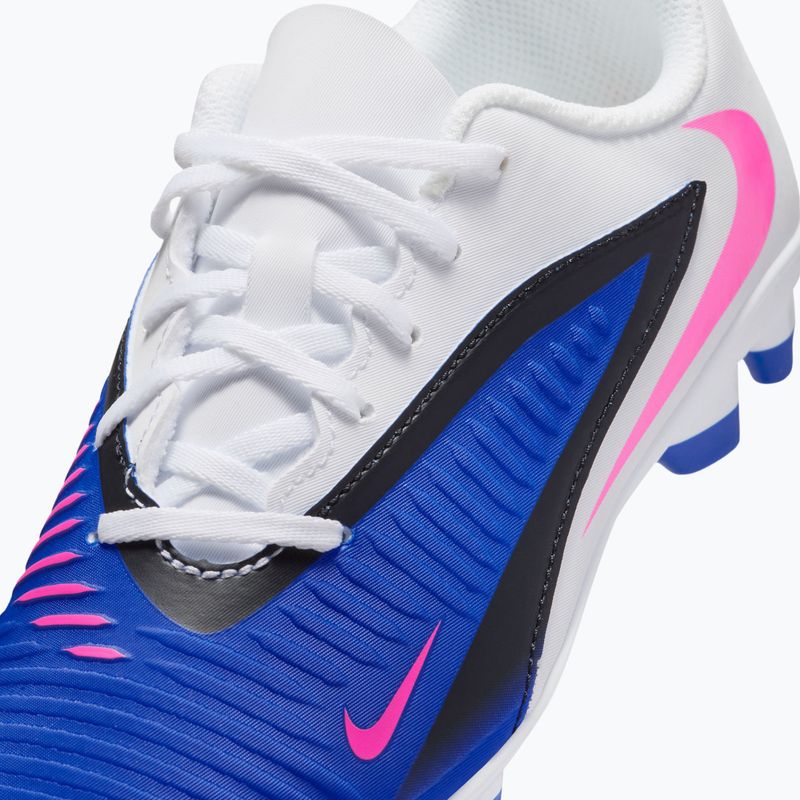 Children's football boots Nike Phantom 6 Low Club MG racer blue/white/pink blast 8