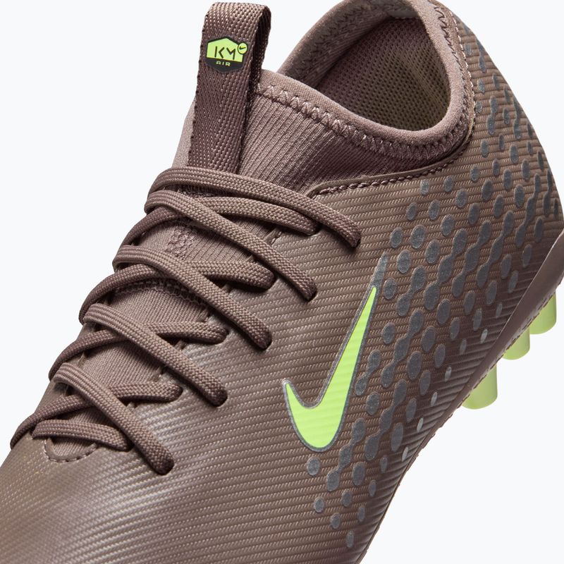 Children's football boots Nike Zoom Vapor 16 Academy Kylian Mbappe Jr AG plum eclipse/metallic silver 4