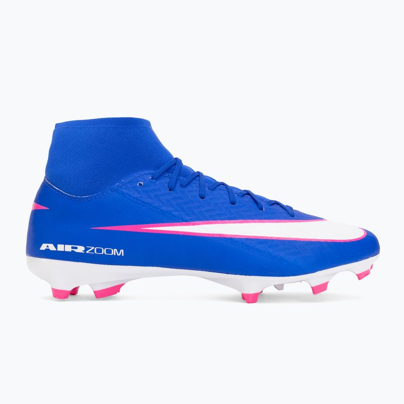Men's football boots Nike Mercurial Superfly 10 Academy FG/MG racer blue/white 2
