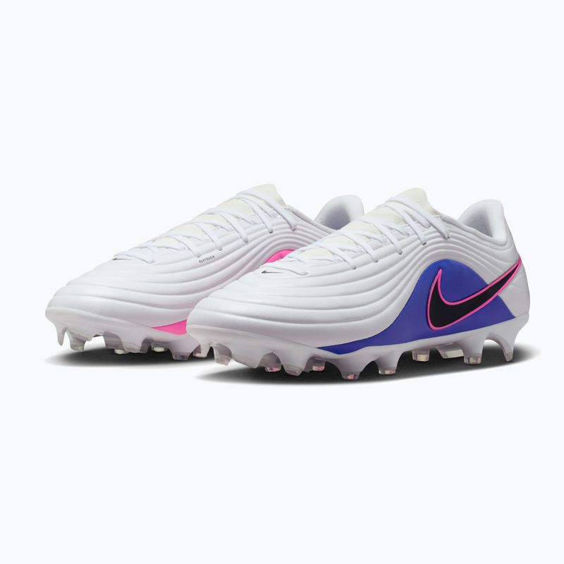 Men's football boots Nike Tiempo Maestro Academy FG/MG white/racer blue/pink blast/black 10